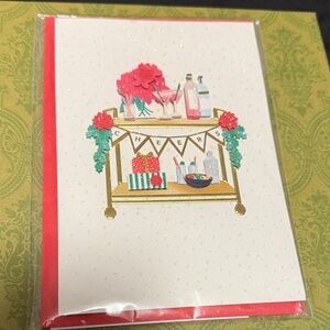 Hallmark Cheers Celebration Card with Red and Gold Accents